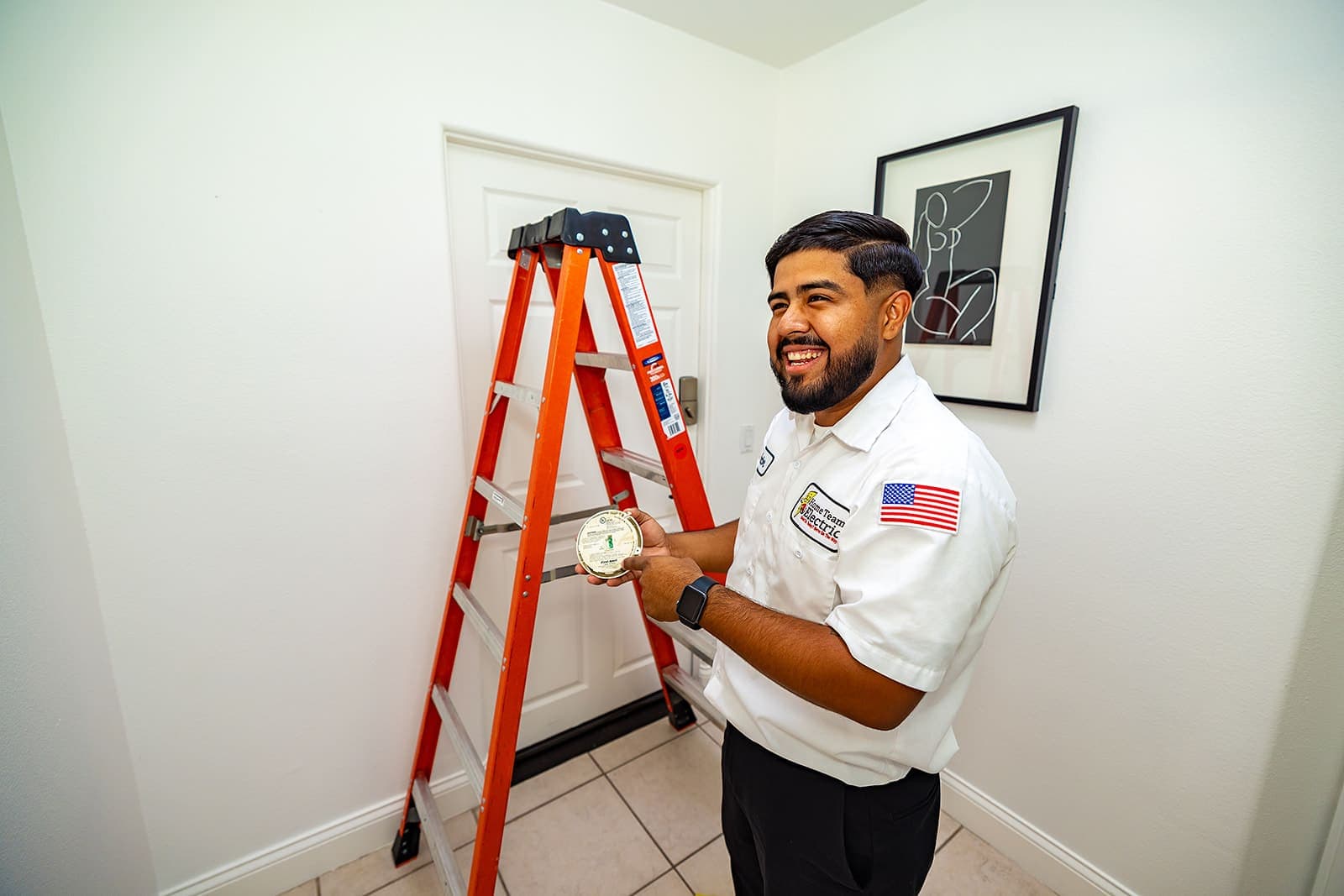 A desert electrical panel under stress in a Coachella Valley home