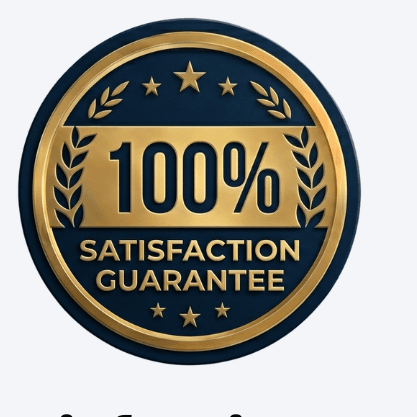 100% Satisfaction Guarantee badge