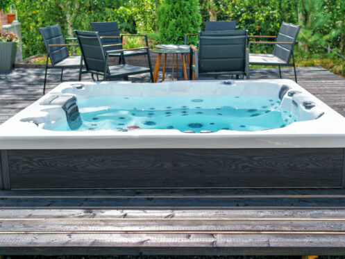 Hot tub installation in Palm Springs, CA